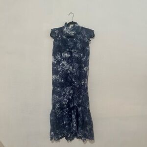 LoveShackFancy Sleeveless Tie Dye Dress Size XS